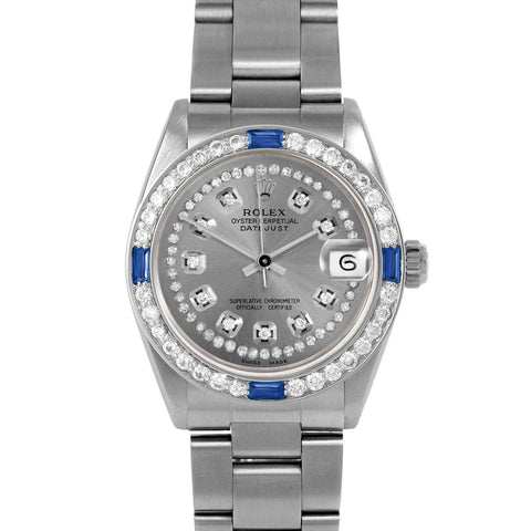 Rolex Datejust 31mm | 6827-SS-SLT-STRD-4SPH-OYS