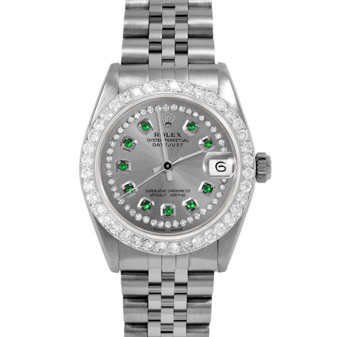 Rolex Datejust 31mm | 6827-SS-SLT-STRE-2CT-JBL