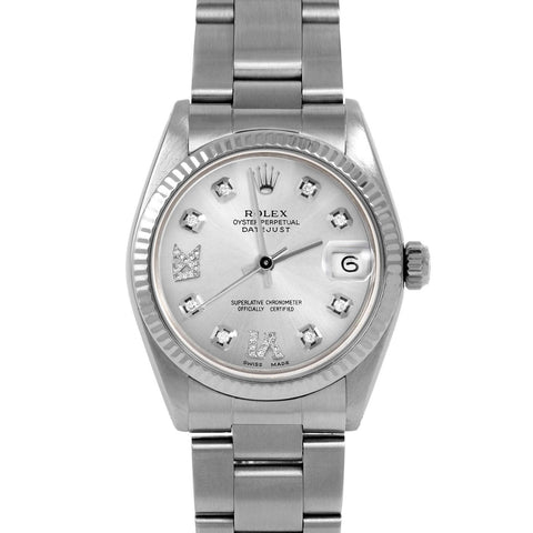 Rolex Datejust 31mm | 6827-SS-SLV-8DR69-FLT-OYS