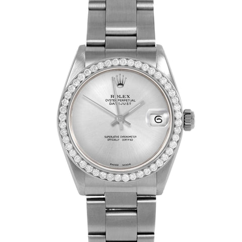 Rolex Datejust 31mm | 6827-SS-SLV-NOHM-BDS-OYS