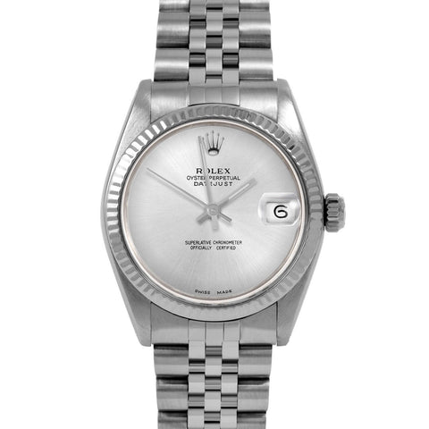 Rolex Datejust 31mm | 6827-SS-SLV-NOHM-FLT-JBL