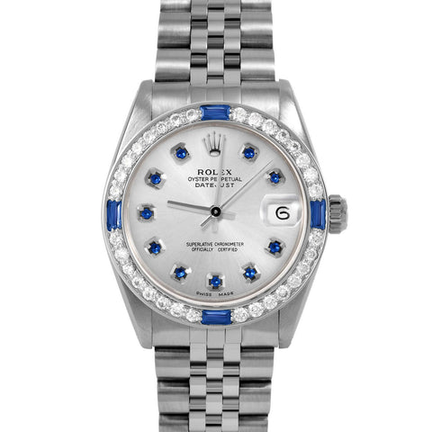 Rolex Datejust 31mm | 6827-SS-SLV-SPH-AM-4SPH-JBL