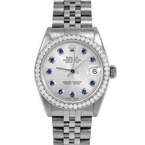 Rolex Datejust 31mm | 6827-SS-SLV-SPH-AM-BDS-JBL