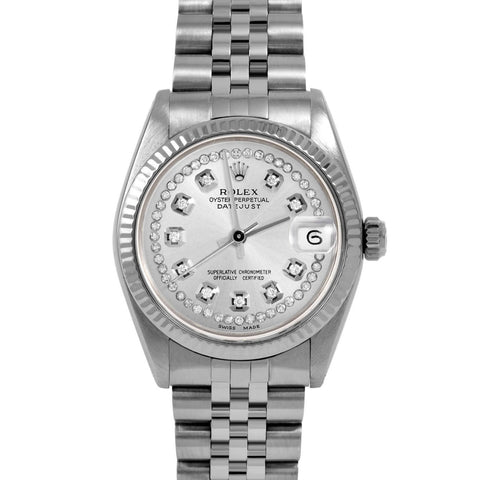 Rolex Datejust 31mm | 6827-SS-SLV-STRD-FLT-JBL