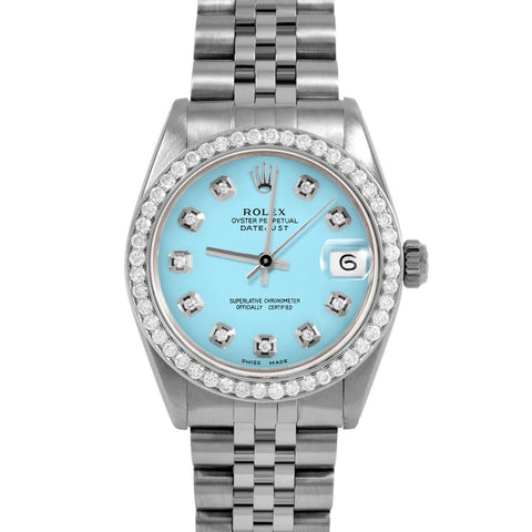 Rolex Datejust 31mm | 6827-SS-TRQ-DIA-AM-BDS-JBL