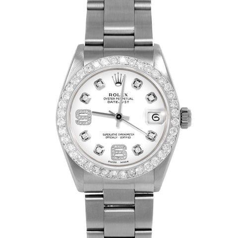 Rolex Datejust 31mm | 6827-SS-WHT-8DA69-2CT-OYS