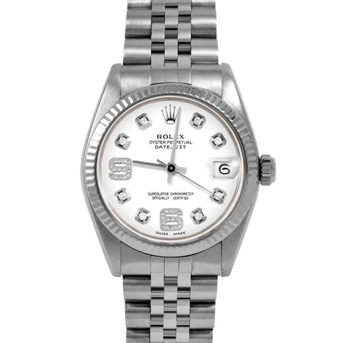 Rolex Datejust 31mm | 6827-SS-WHT-8DA69-FLT-JBL