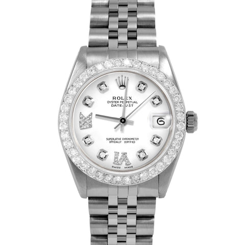 Rolex Datejust 31mm | 6827-SS-WHT-8DR69-2CT-JBL