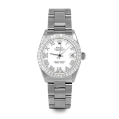 Rolex Datejust 31mm | 6827-SS-WHT-RDR69-2CT-OYS