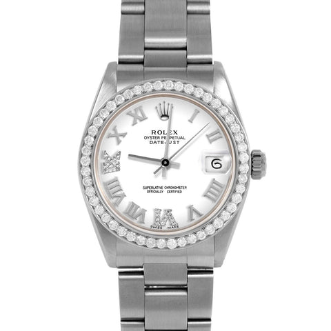 Rolex Datejust 31mm | 6827-SS-WHT-RDR69-BDS-OYS