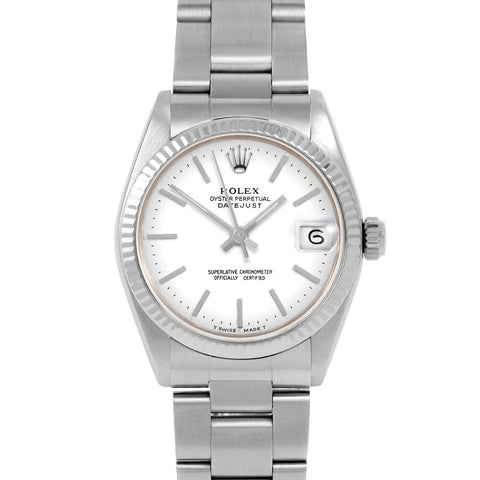 Rolex Datejust 31mm | 6827-SS-WHT-STK-FLT-OYS