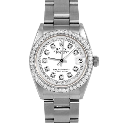 Rolex Datejust 31mm | 6827-SS-WHT-STRD-BDS-OYS