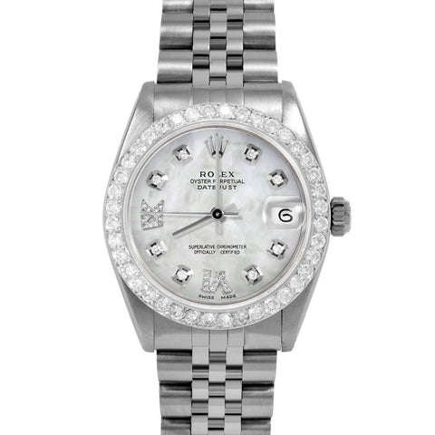 Rolex Datejust 31mm | 6827-SS-WMOP-8DR69-2CT-JBL