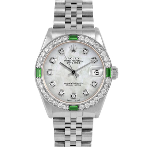 Rolex Datejust 31mm | 6827-SS-WMOP-DIA-AM-4EMD-JBL