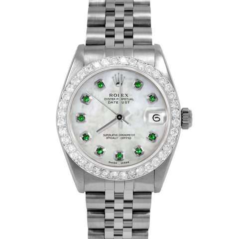 Rolex Datejust 31mm | 6827-SS-WMOP-EMD-AM-2CT-JBL