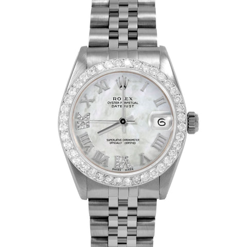 Rolex Datejust 31mm | 6827-SS-WMOP-RDR69-2CT-JBL