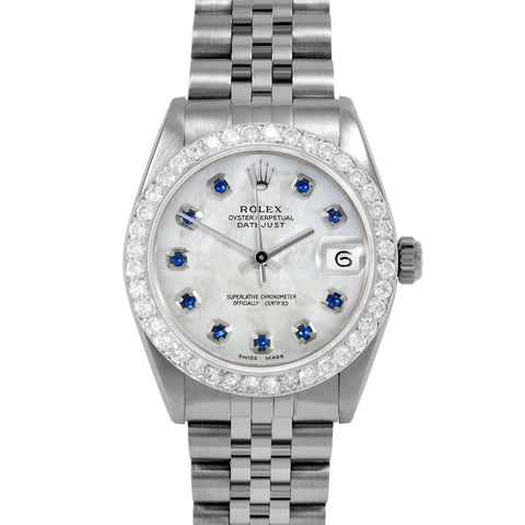 Rolex Datejust 31mm | 6827-SS-WMOP-SPH-AM-2CT-JBL