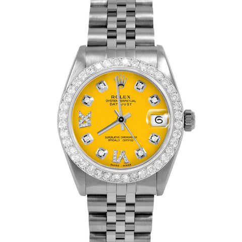 Rolex Datejust 31mm | 6827-SS-YLW-8DR69-2CT-JBL