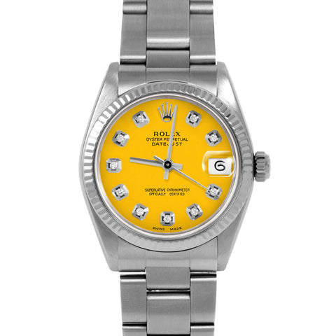 Rolex Datejust 31mm | 6827-SS-YLW-DIA-AM-FLT-OYS