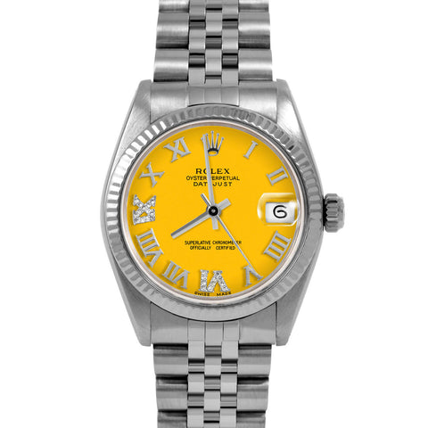 Rolex Datejust 31mm | 6827-SS-YLW-RDR69-FLT-JBL