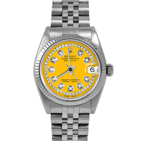 Rolex Datejust 31mm | 6827-SS-YLW-STRD-FLT-JBL