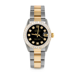 Rolex Datejust 31mm | 6827-TT-BLK-DIA-AM-2CT-OYS