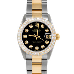 Rolex Datejust 31mm | 6827-TT-BLK-DIA-AM-2CT-OYS