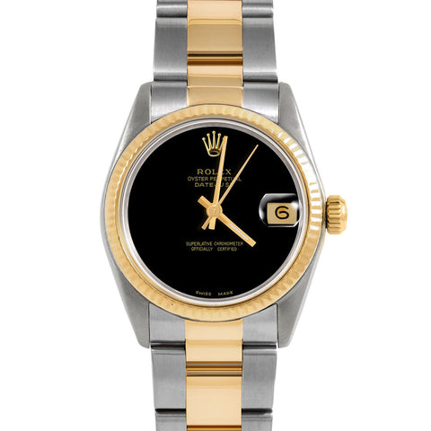 Rolex Datejust 31mm | 6827-TT-BLK-NOHM-FLT-OYS