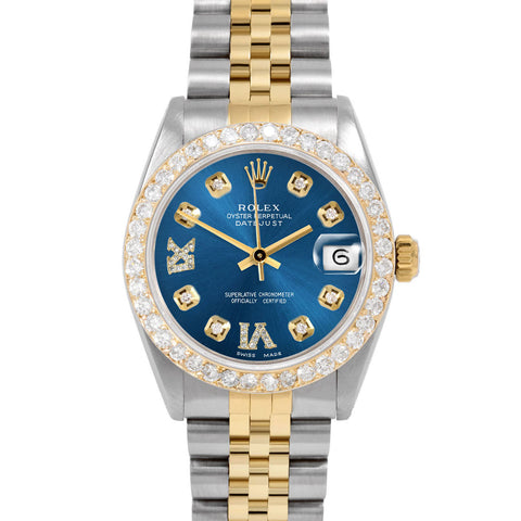 Rolex Datejust 31mm | 6827-TT-BLU-8DR69-2CT-JBL