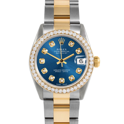 Rolex Datejust 31mm | 6827-TT-BLU-DIA-AM-BDS-OYS