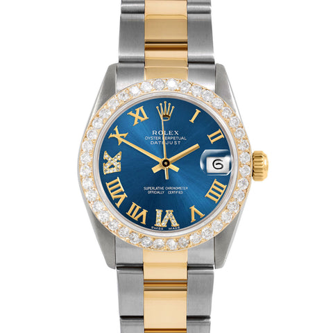 Rolex Datejust 31mm | 6827-TT-BLU-RDR69-2CT-OYS