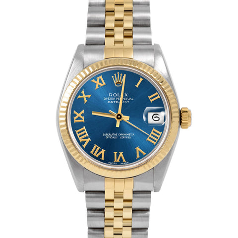 Rolex Datejust 31mm | 6827-TT-BLU-ROM-FLT-JBL