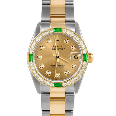 Rolex Datejust 31mm | 6827-TT-CHM-DIA-AM-4EMD-OYS