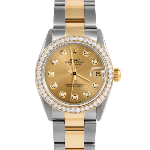 Rolex Datejust 31mm | 6827-TT-CHM-DIA-AM-BDS-OYS