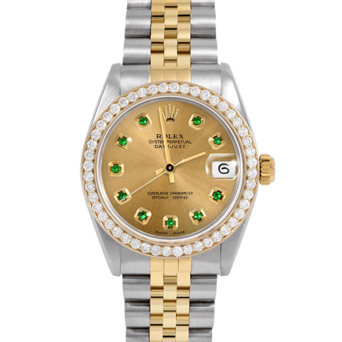 Rolex Datejust 31mm | 6827-TT-CHM-EMD-AM-BDS-JBL