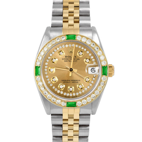 Rolex Datejust 31mm | 6827-TT-CHM-STRD-4EMD-JBL