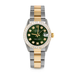 Rolex Datejust 31mm | 6827-TT-GRN-DIA-AM-2CT-OYS
