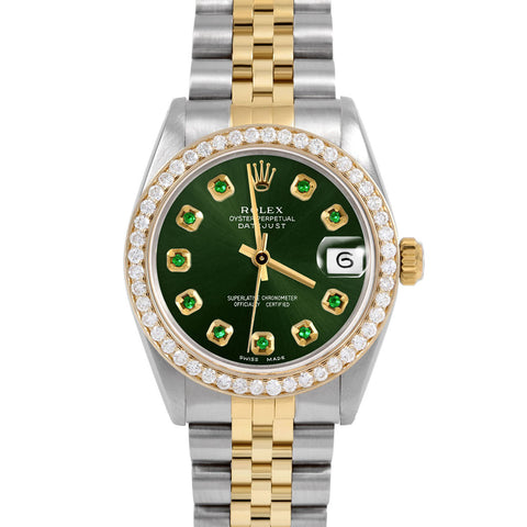 Rolex Datejust 31mm | 6827-TT-GRN-EMD-AM-BDS-JBL