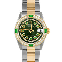 Rolex Datejust 31mm | 6827-TT-GRN-STRE-4EMD-OYS