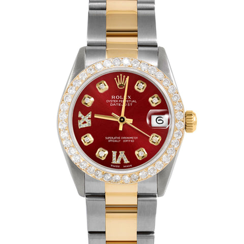 Rolex Datejust 31mm | 6827-TT-RED-8DR69-2CT-OYS