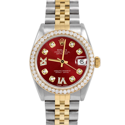 Rolex Datejust 31mm | 6827-TT-RED-8DR69-BDS-JBL