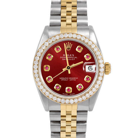 Rolex Datejust 31mm | 6827-TT-RED-RBY-AM-BDS-JBL