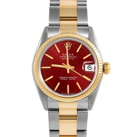 Rolex Datejust 31mm | 6827-TT-RED-STK-FLT-OYS