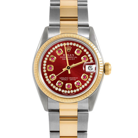 Rolex Datejust 31mm | 6827-TT-RED-STRR-FLT-OYS