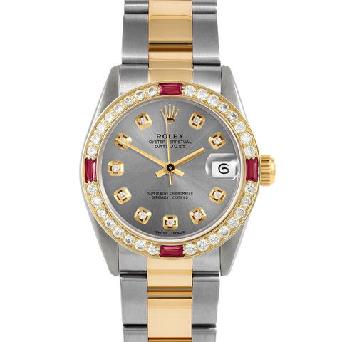 Rolex Datejust 31mm | 6827-TT-SLT-DIA-AM-4RBY-OYS