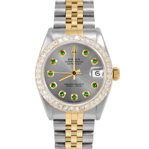 Rolex Datejust 31mm | 6827-TT-SLT-EMD-AM-2CT-JBL