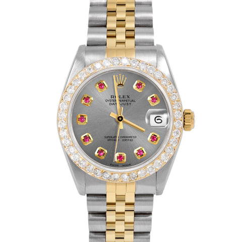 Rolex Datejust 31mm | 6827-TT-SLT-RBY-AM-2CT-JBL