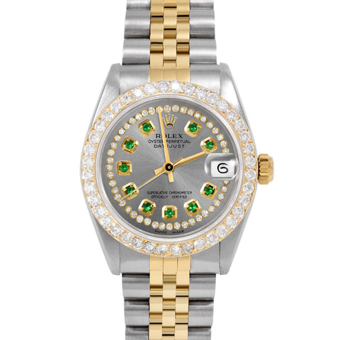 Rolex Datejust 31mm | 6827-TT-SLT-STRE-2CT-JBL