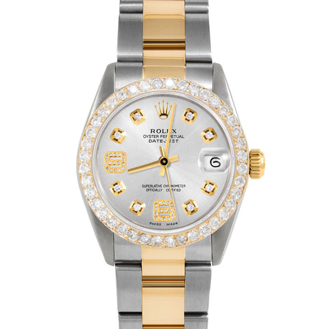 Rolex Datejust 31mm | 6827-TT-SLV-8DA69-2CT-OYS