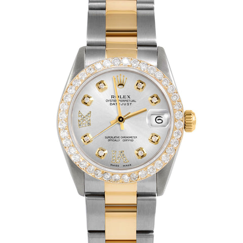 Rolex Datejust 31mm | 6827-TT-SLV-8DR69-2CT-OYS